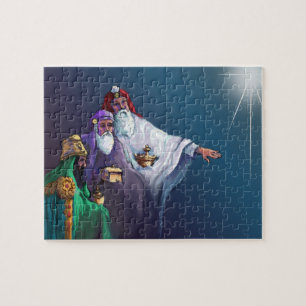 MAGI DRIE WISEMEN EN STAR by SHARON SHARPE Legpuzzel