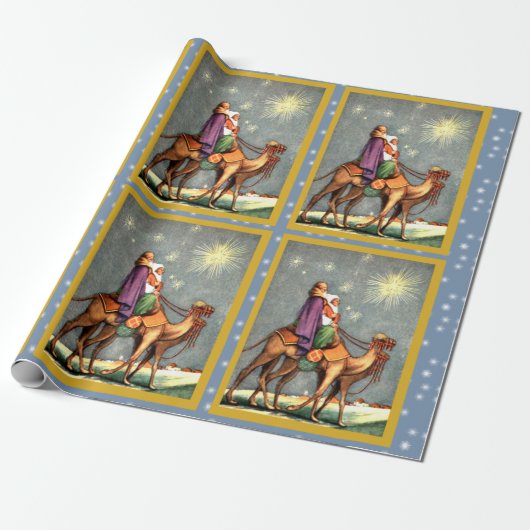 Magi Gift Wrap voor de Feestdagen Cadeaupapier (Uitgerold)