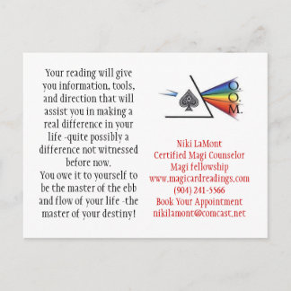 Magi Logo, Niki LaMontCertified Ma... - GEPERSONAL Briefkaart