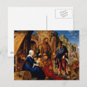 Magi Worship Baby Jesus Briefkaart (Voorkant / Achterkant)