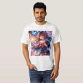 Magia en el Aire: Dibujo Encantado de Bruja T-shirt (Voorkant volledig)