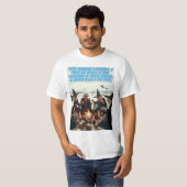 Magia Negra das Meigas na Praia T-shirt (Voorkant volledig)