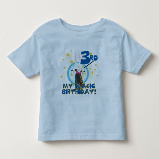 Magic 3rd Birthday Tshirts en Gifts (Voorkant)