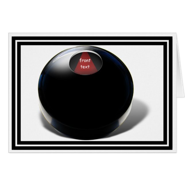 Magic 8 Ball (Voorkant Horizontaal)