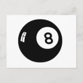 Magic 8 Ball Briefkaart (Voorkant)