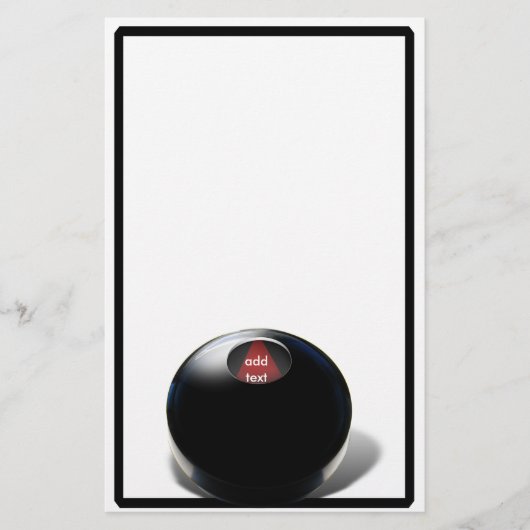 Magic 8 Ball Briefpapier (Voorkant)