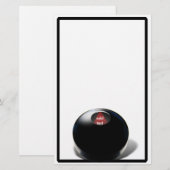 Magic 8 Ball Briefpapier (Voorkant / Achterkant)