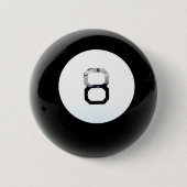 Magic 8 Ball Button (Voorkant)