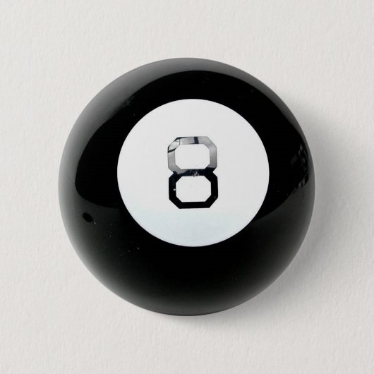 Magic 8 Ball Button (Voorkant)