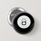 Magic 8 Ball Button (Voorkant /achterkant)