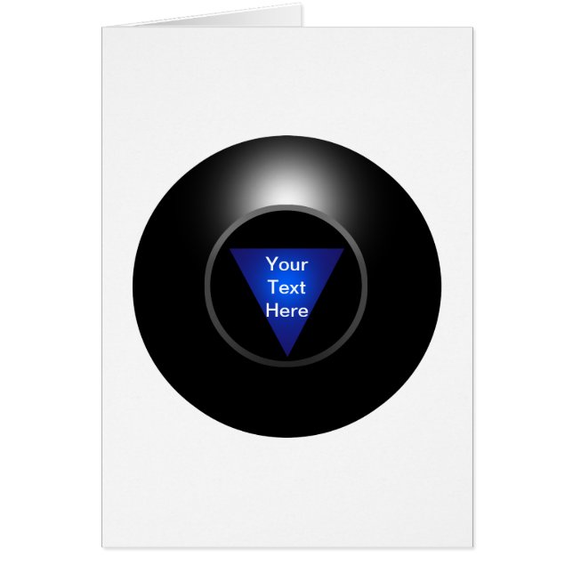 Magic 8 Ball - Jouw tekst (Voorkant)