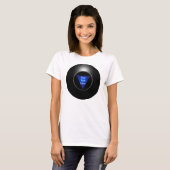 Magic 8 Ball - Jouw tekst T-shirt (Voorkant volledig)