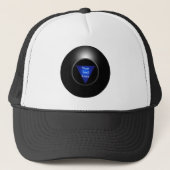 Magic 8 Ball - Jouw tekst Trucker Pet (Voorkant)
