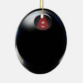 Magic 8 Ball Keramisch Ornament (Rechts)