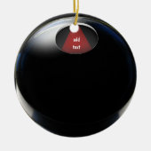 Magic 8 Ball Keramisch Ornament (Voorkant)