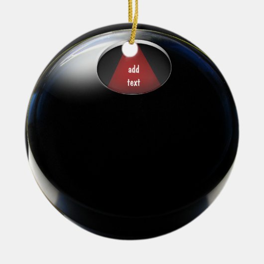 Magic 8 Ball Keramisch Ornament (Voorkant)