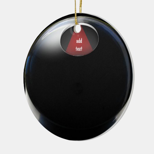 Magic 8 Ball Keramisch Ornament (Links)