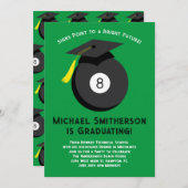 Magic 8 Ball Pool Afstudeerfeest Kaart (Voorkant / Achterkant)