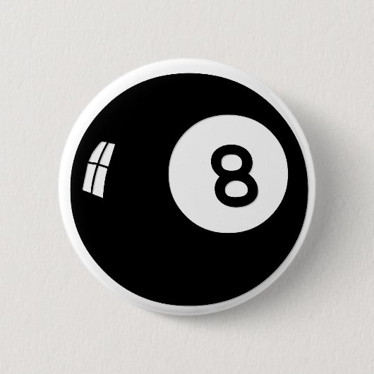 Magic 8 Ball Ronde Button 5,7 Cm (Voorkant)