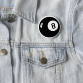 Magic 8 Ball Ronde Button 5,7 Cm (In situ)