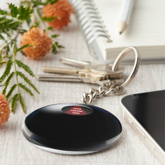 Magic 8 Ball Sleutelhanger (Zijkant)