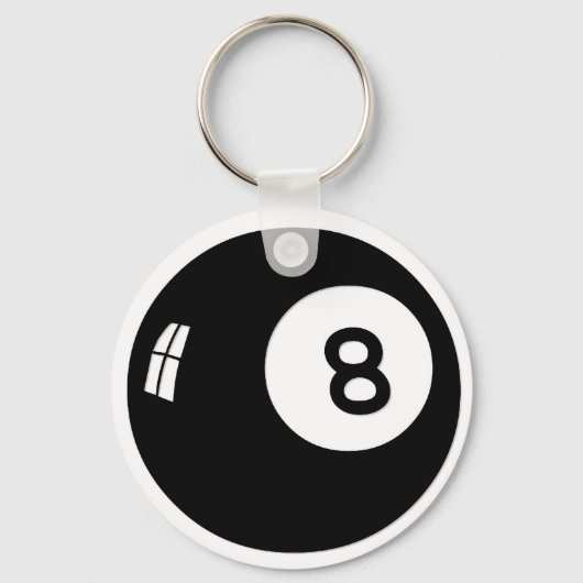Magic 8 Ball Sleutelhanger (Voorkant)