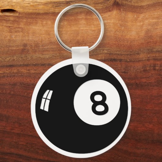 Magic 8 Ball Sleutelhanger (Voorkant)