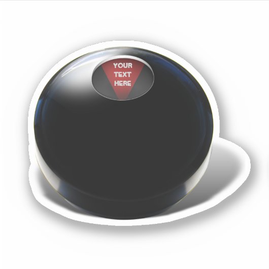 Magic 8 Ball Sticker (Voorkant)