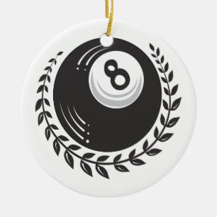 Magic 8 Ball Tattoo Keramisch Ornament