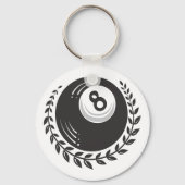 Magic 8 Ball Tattoo Sleutelhanger (Voorkant)