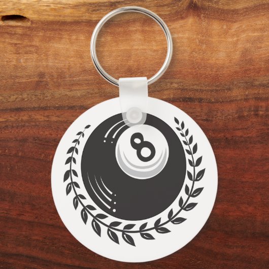 Magic 8 Ball Tattoo Sleutelhanger (Voorkant)