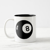 Magic 8 Ball Tweekleurige Koffiemok (Links)