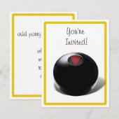 Magic 8 Ball (voeg uw antwoord toe) Kaart (Voorkant / Achterkant)