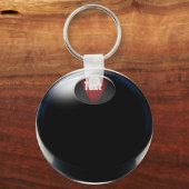 Magic 8 Ball (voeg uw antwoord toe) Sleutelhanger (Voorkant)