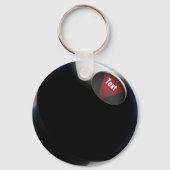 Magic 8 Ball ( Voeg uw antwoord toe) Sleutelhanger (Voorkant)