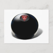 Magic 8 Ball zegt: "Outlook is Good" Briefkaart (Voorkant)