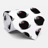 Magic 8 Ball zegt: "Outlook is Good" Stropdas (Opgerold)