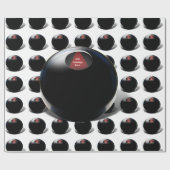 Magic 8 Ball zegt: "Vooruitzichten zijn goed!" Cadeaupapier (Vlak)