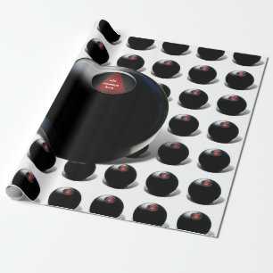 Magic 8 Ball zegt: "Vooruitzichten zijn goed!" Cadeaupapier