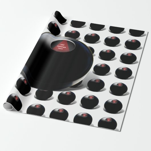Magic 8 Ball zegt: "Vooruitzichten zijn goed!" Cadeaupapier (Uitgerold)