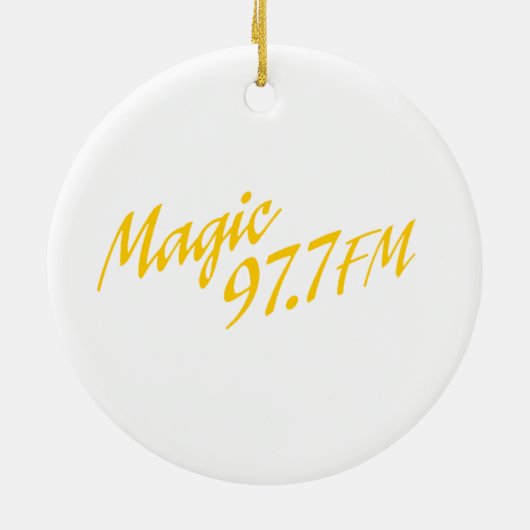 Magic 97.7 FM Ornament (Achterkant)