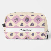 Magic Academy Wizard School Name Travel  Pink Toilettasje (Voorkant)