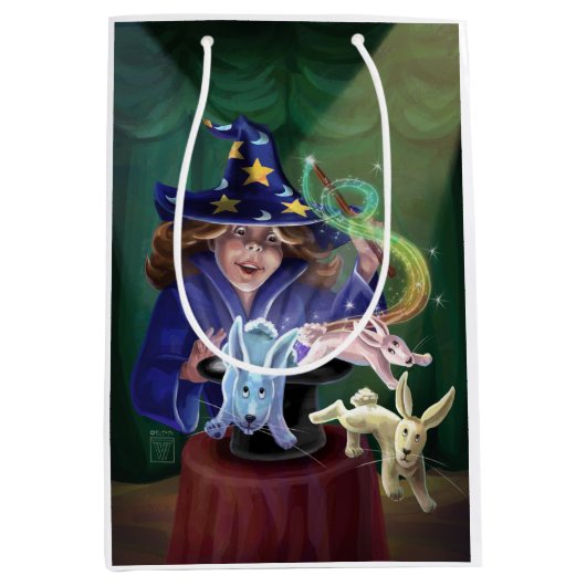 Magic Act Bunnies uit een Pet Medium Cadeauzakje (Voorkant)