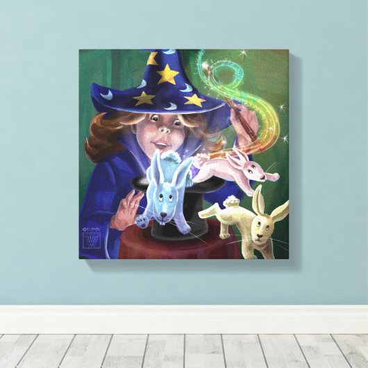 Magic Act Canvas Afdruk (Insitu (Houten vloer))