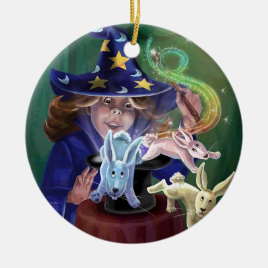 Magic Act Keramisch Ornament (Voorkant)