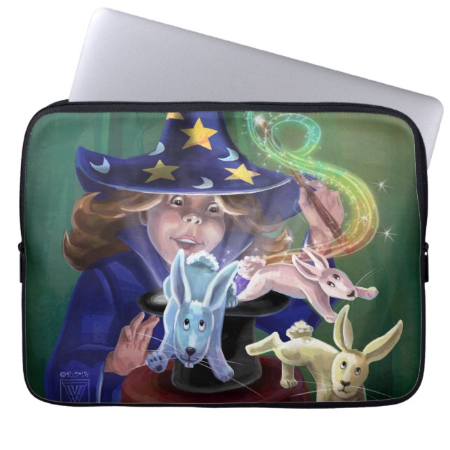 Magic Act Laptop Sleeve (Voorkant)