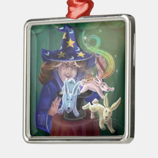 Magic Act Metalen Ornament (Links)