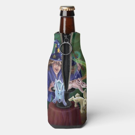 Magic Act Rabbits uit het Pet Flesjeskoeler (Fles Achterkant)