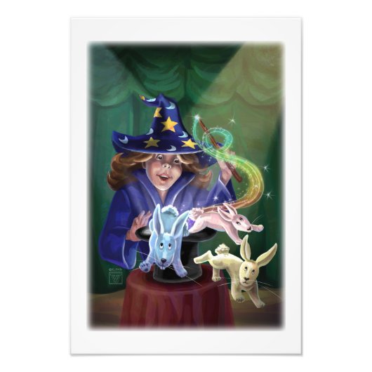 Magic Act Rabbits uit het Pet Foto Afdruk (Voorkant)