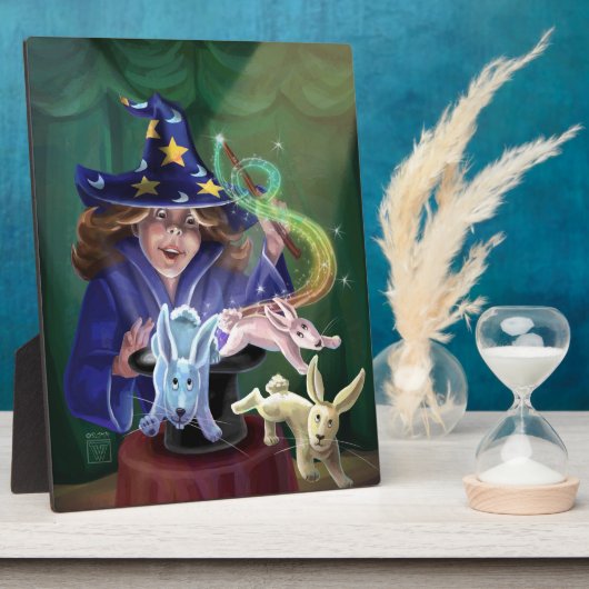 Magic Act Rabbits uit het Pet Fotoplaat (Zijkant)